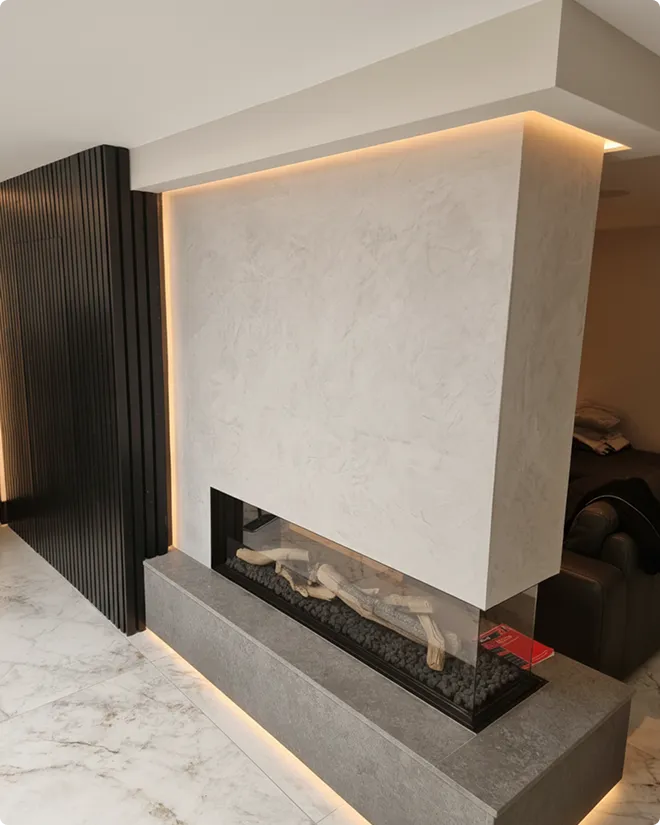 Minimalist interior finish at Blueberry Road, Bowdon