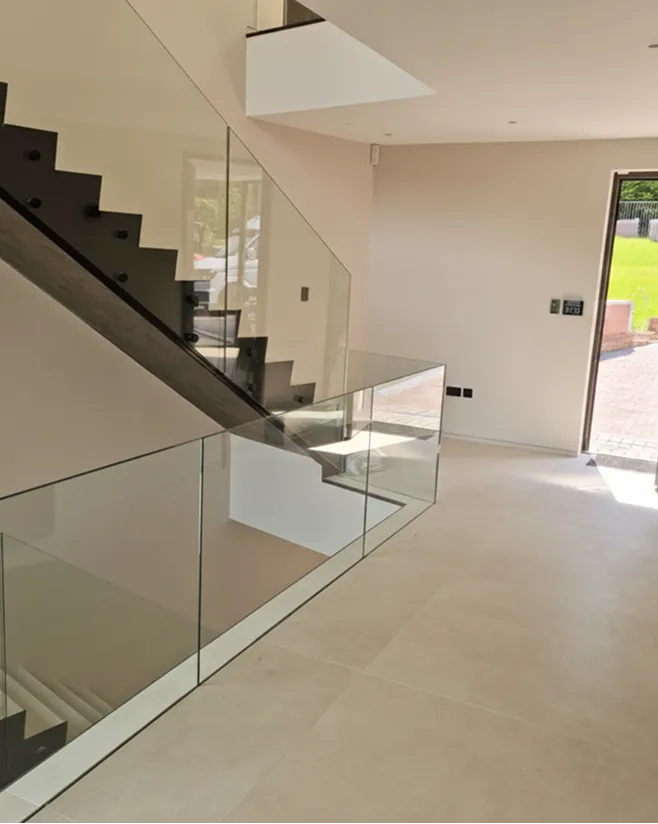 Shadow-gap detailing at Hollybrook Farm, Prestbury