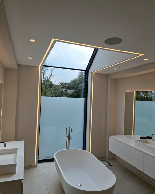 Precision drylining at Hollybrook Farm, Prestbury