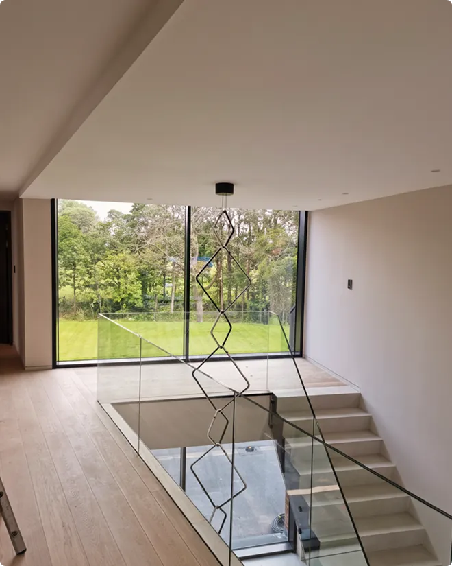 Finished interior at Hollybrook Farm, Prestbury