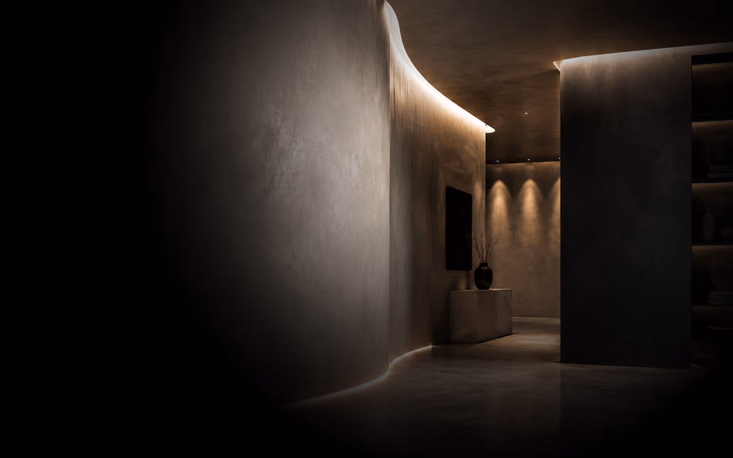 Polished plaster interior by Arden Strata, specialist finishing contractor