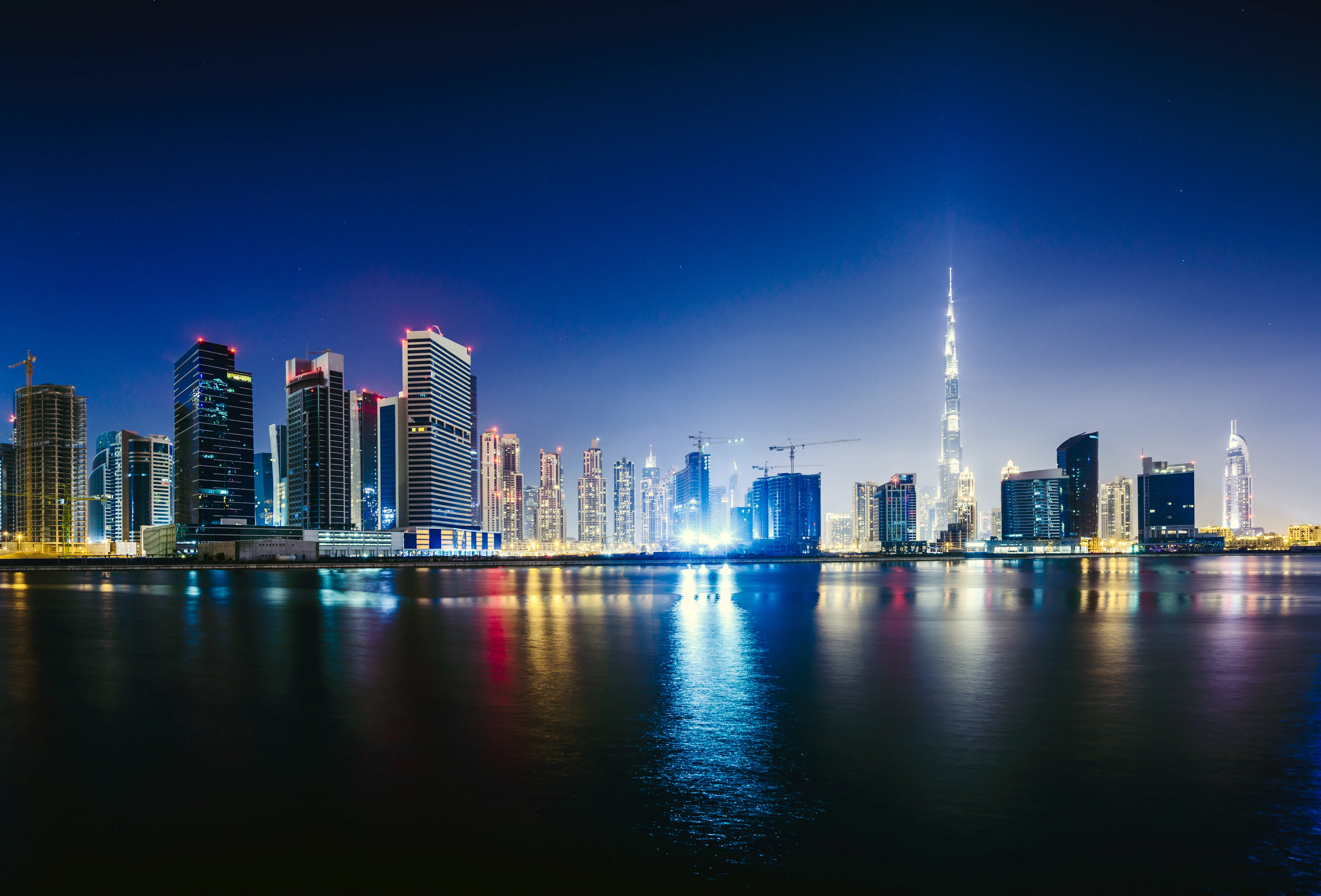 Financial district representing UAE licensing scope