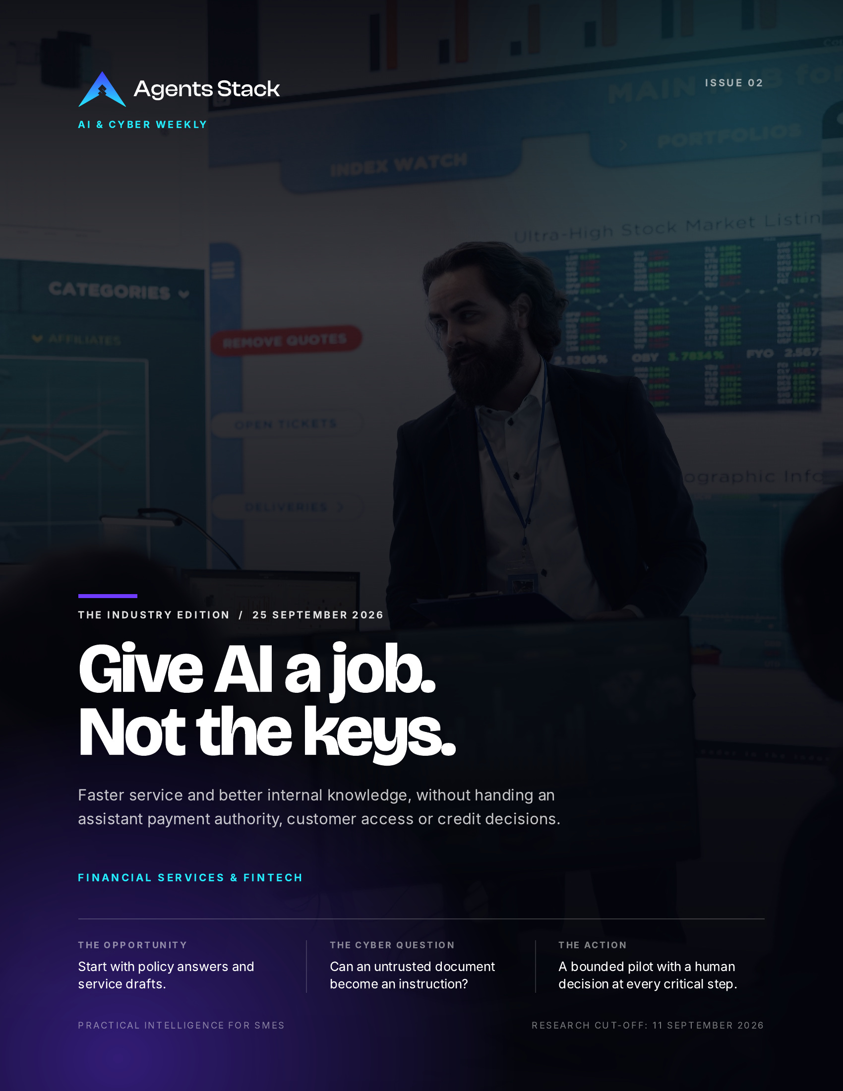 Give AI a job. Not the keys.