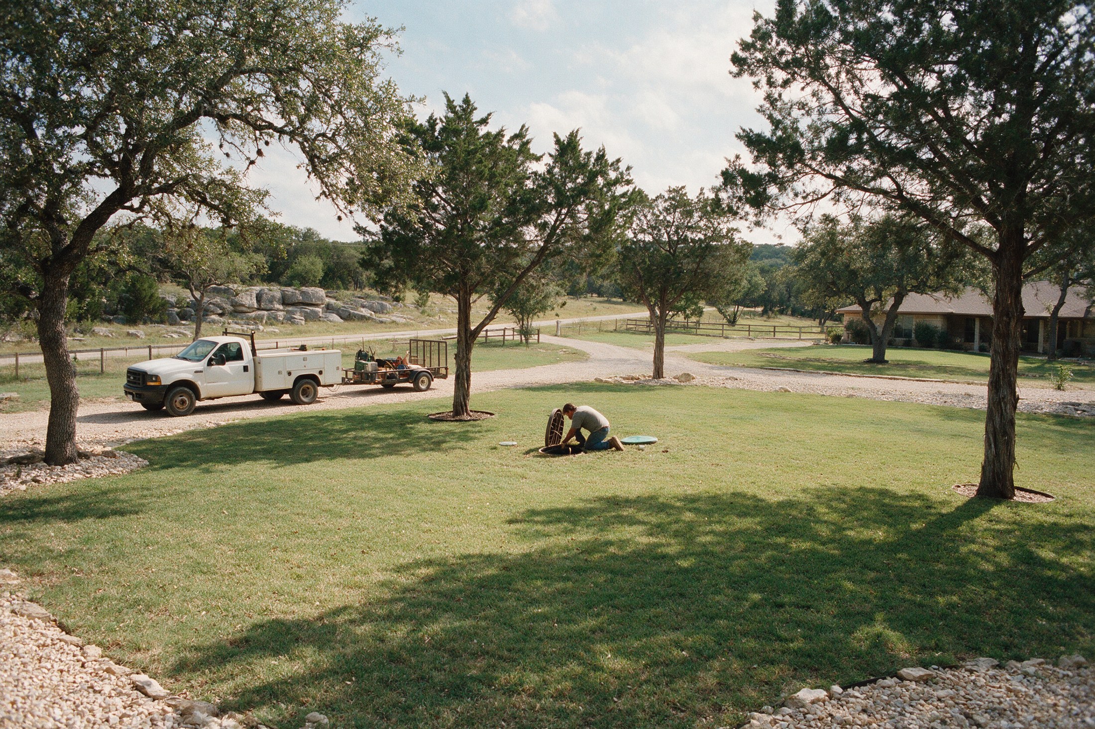 Photo from a completed Dusty Rhodes Septic and More job in Central Texas