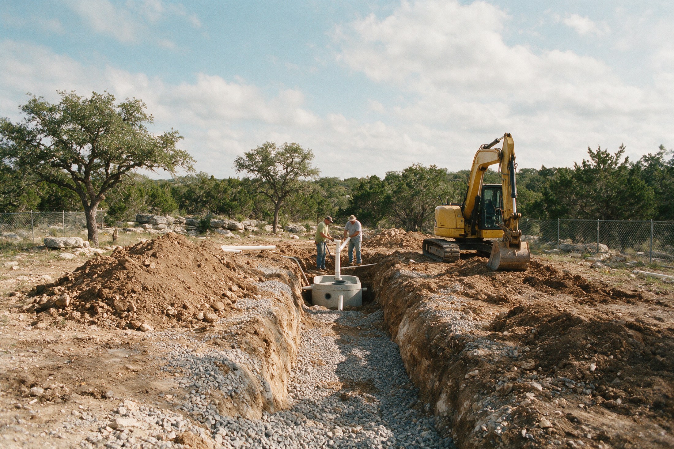 Photo from a completed Dusty Rhodes Septic and More job in Central Texas