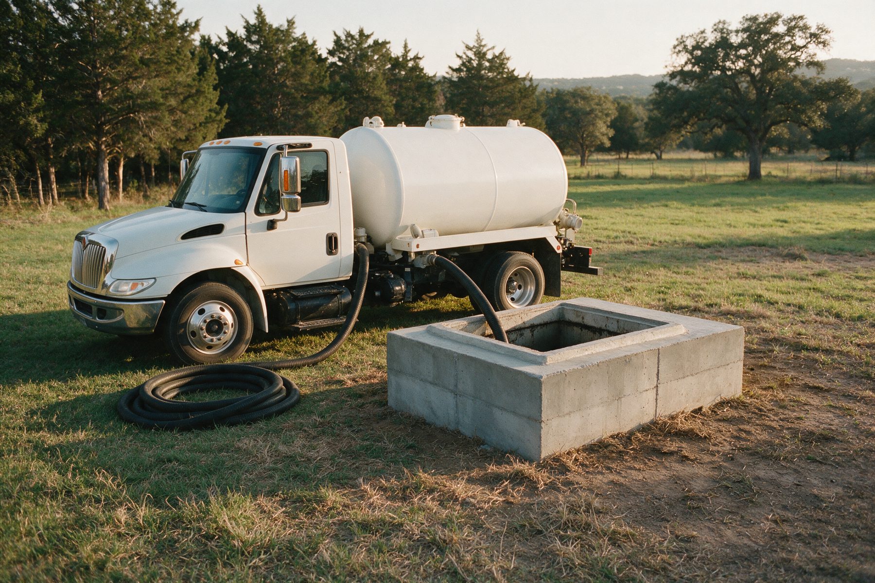 Routine septic pumping and sludge testing to keep your system healthy.