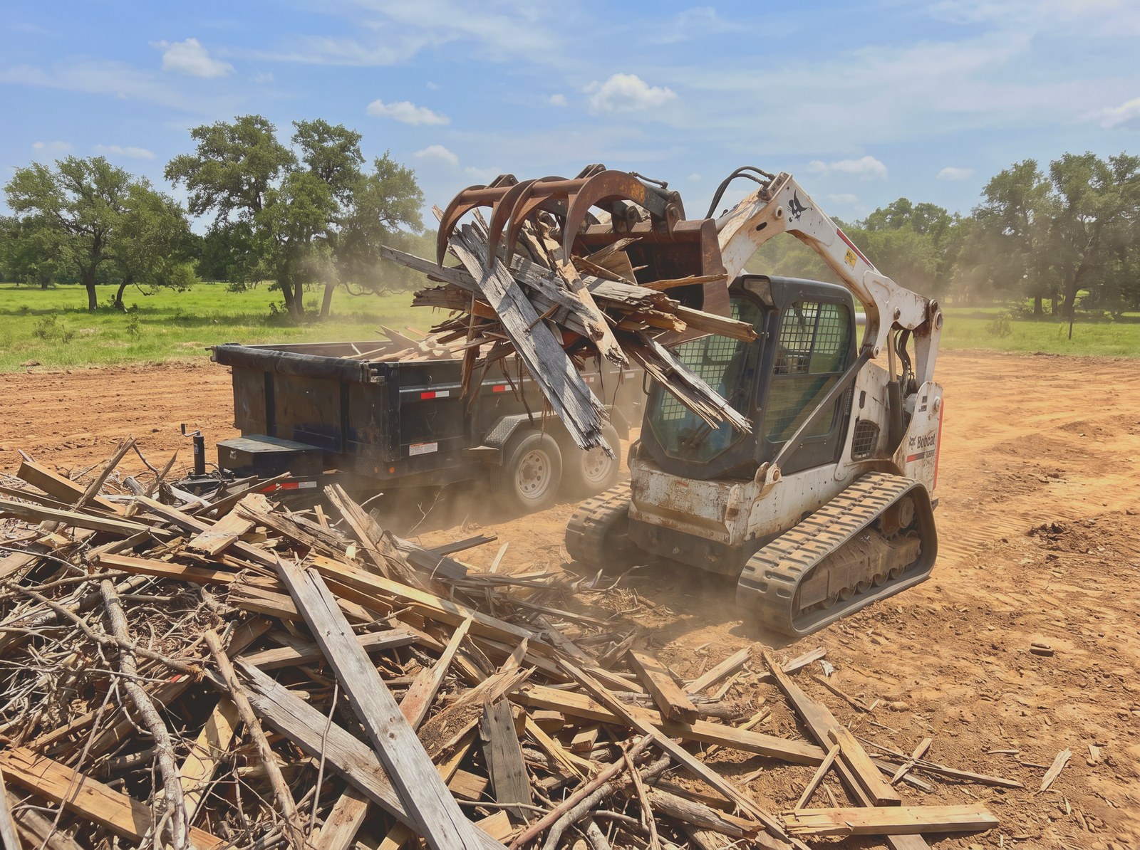 Land clearing, driveways, demo, and heavy equipment work across Central Texas.