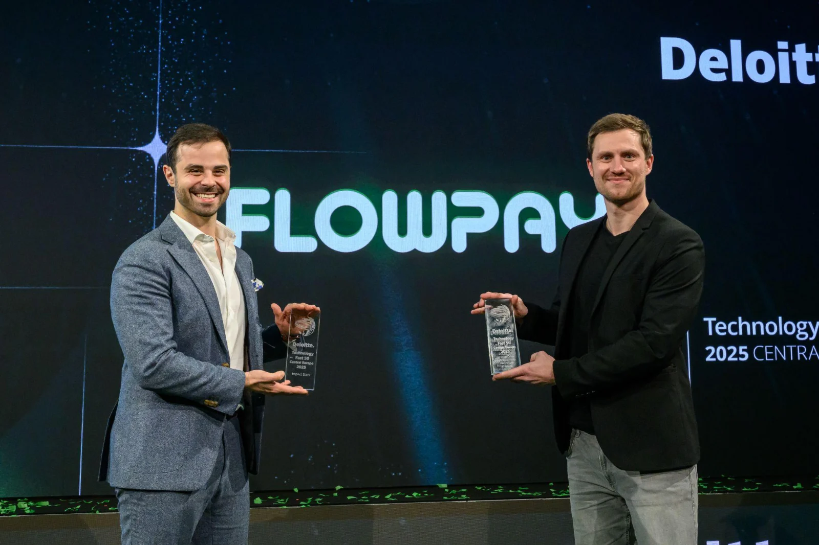 Flowpay uspěl hned ve dvou kategoriích prestižního programu Deloitte Technology Fast 50 CE
