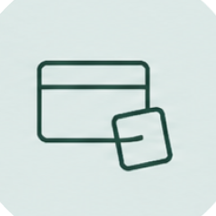 Payment card with a benefits card
