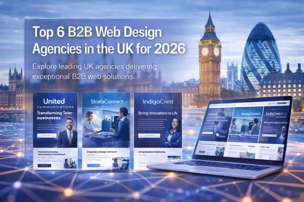 Top 6 B2B Web Design Agencies in the UK for 2026
