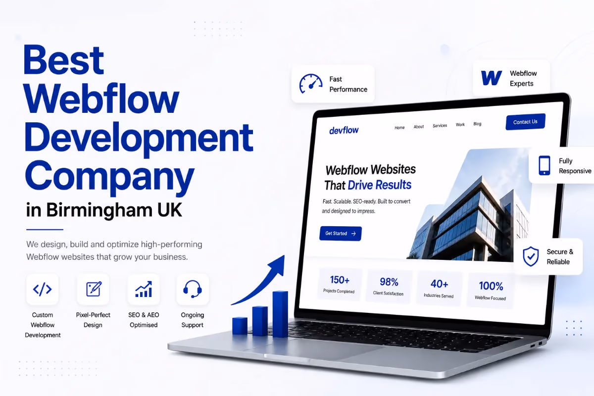 Best Webflow Development Company in Birmingham UK