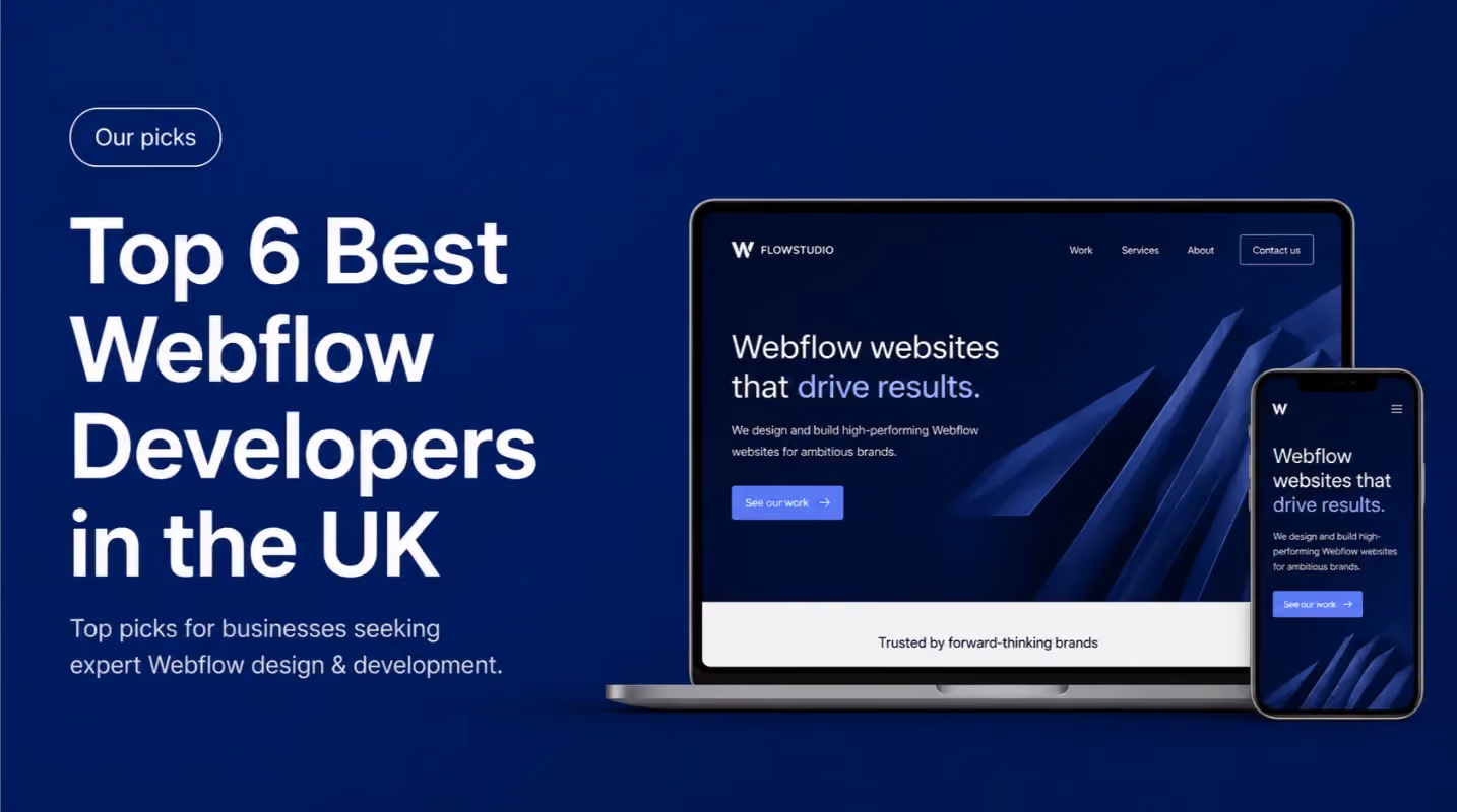 Top 6 Best Webflow Developers in the UK 