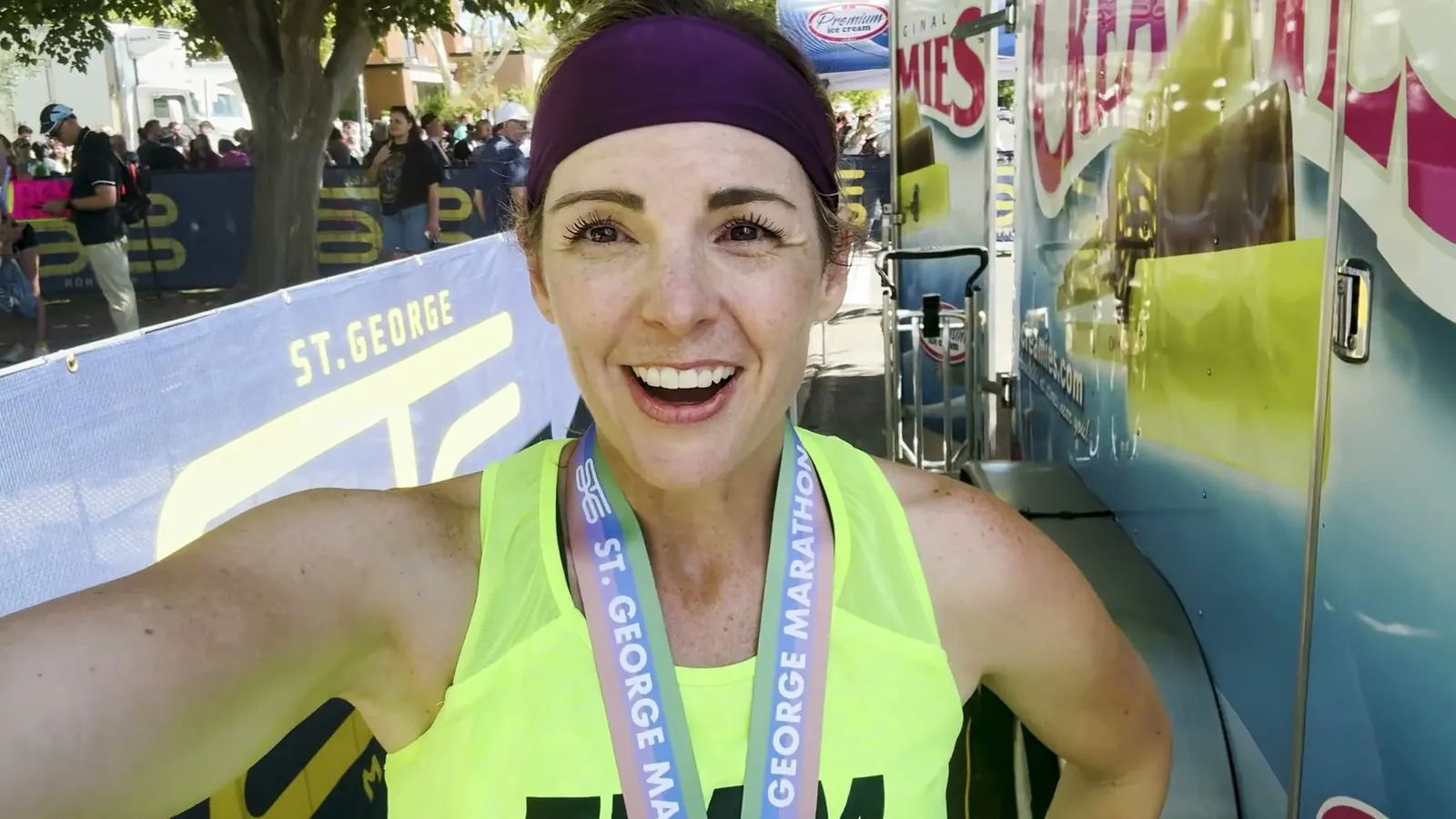 Missy Moss Wright running the Sole-A-Thon