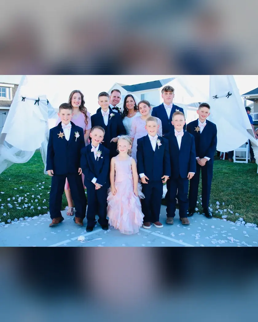 Toniann with her blended family