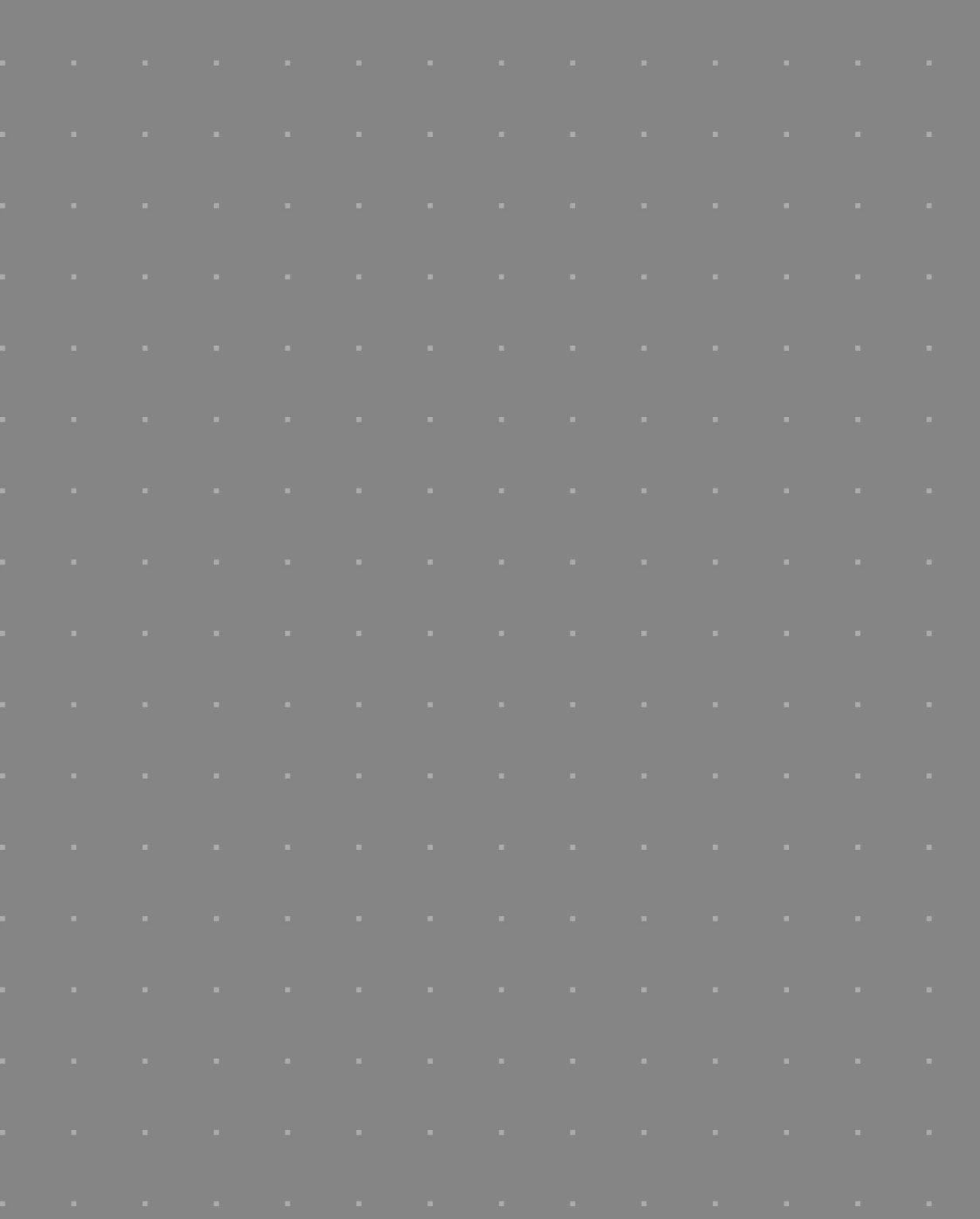 Black surface with a subtle grid pattern of small gray dots evenly spaced across it.