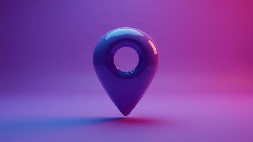 Repère de localisation en 3D, illustrant la domiciliation du siège social