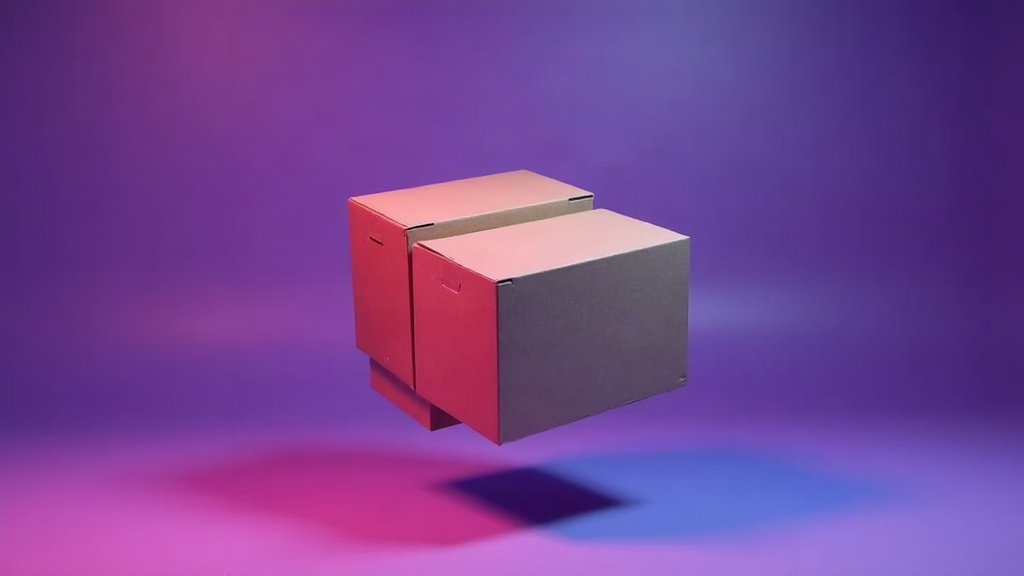Cartons d'expédition à plat illustrant les flux du dropshipping