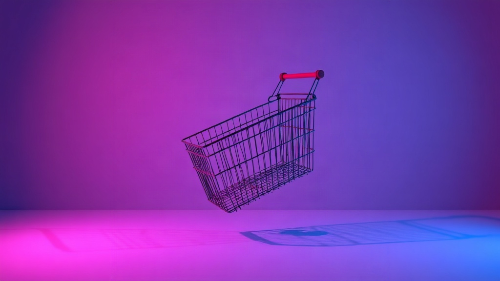Panier métallique illustrant la vente sur les places de marché