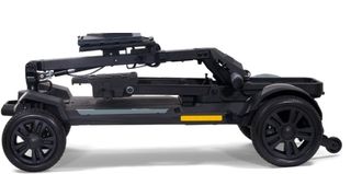 GB220 scooter folded flat to a 14 inch profile