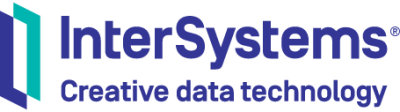 InterSystems logo with slogan Creative data technology.