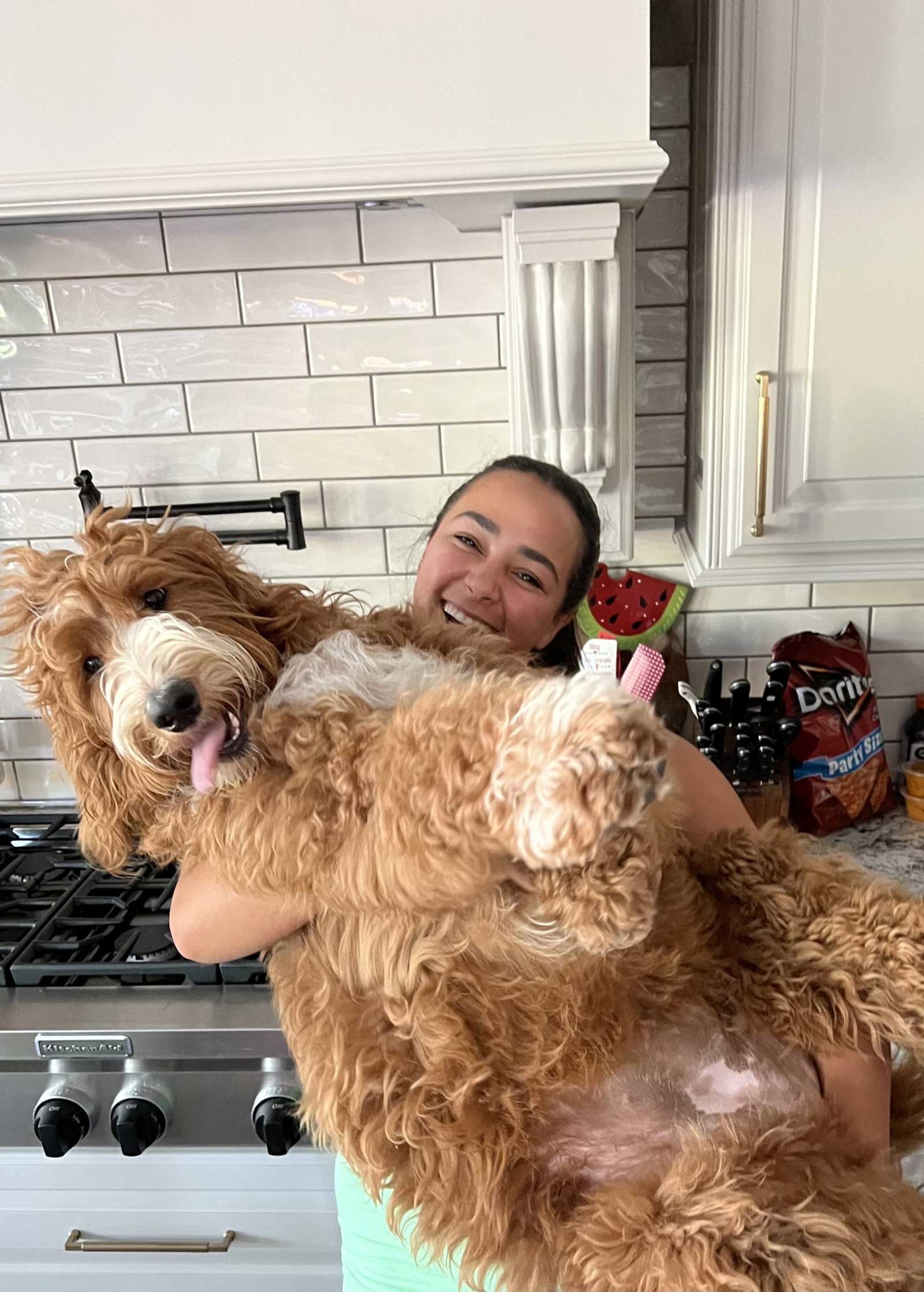 Hannah and her dog Maggie!