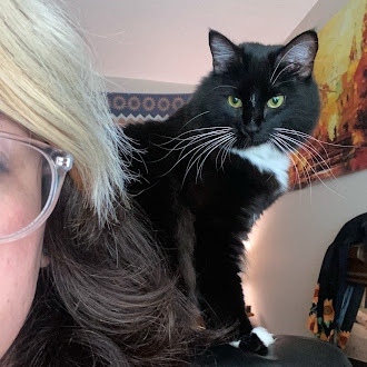 Eleni with her cat, Baby Billy!