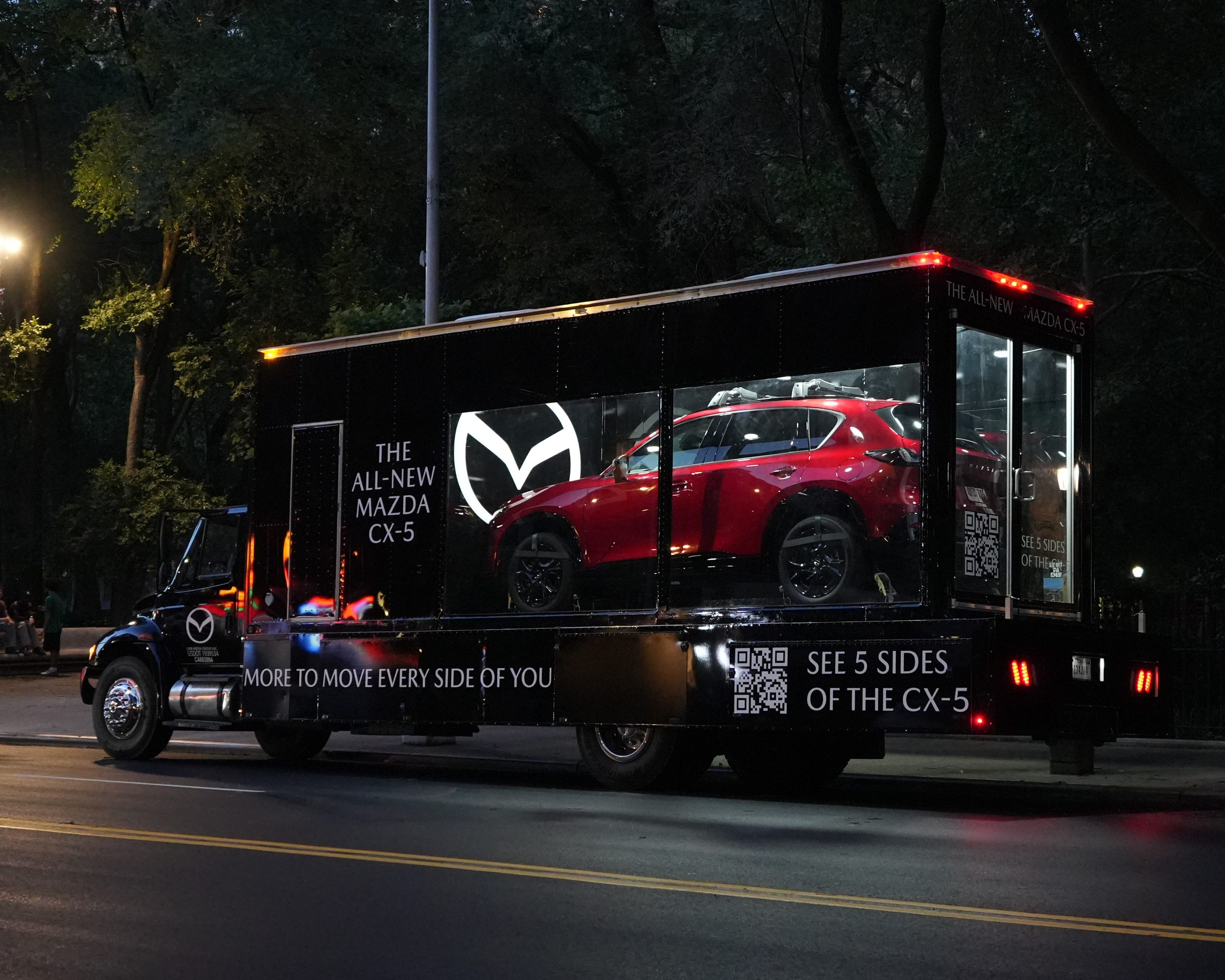 Mazda cx-5 glass truck