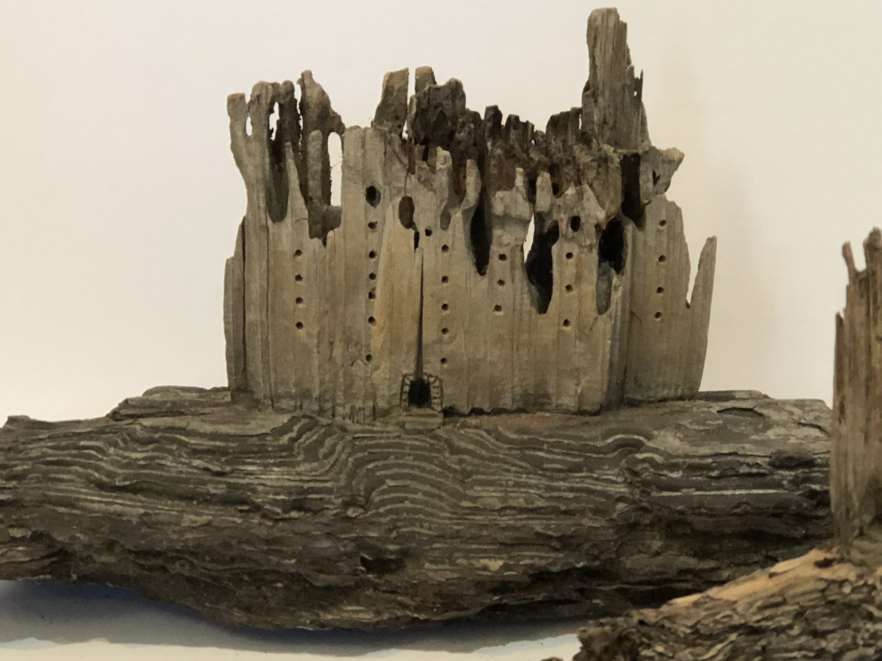 Ruined Fortresses, small towers cut from beetle-killed trunks