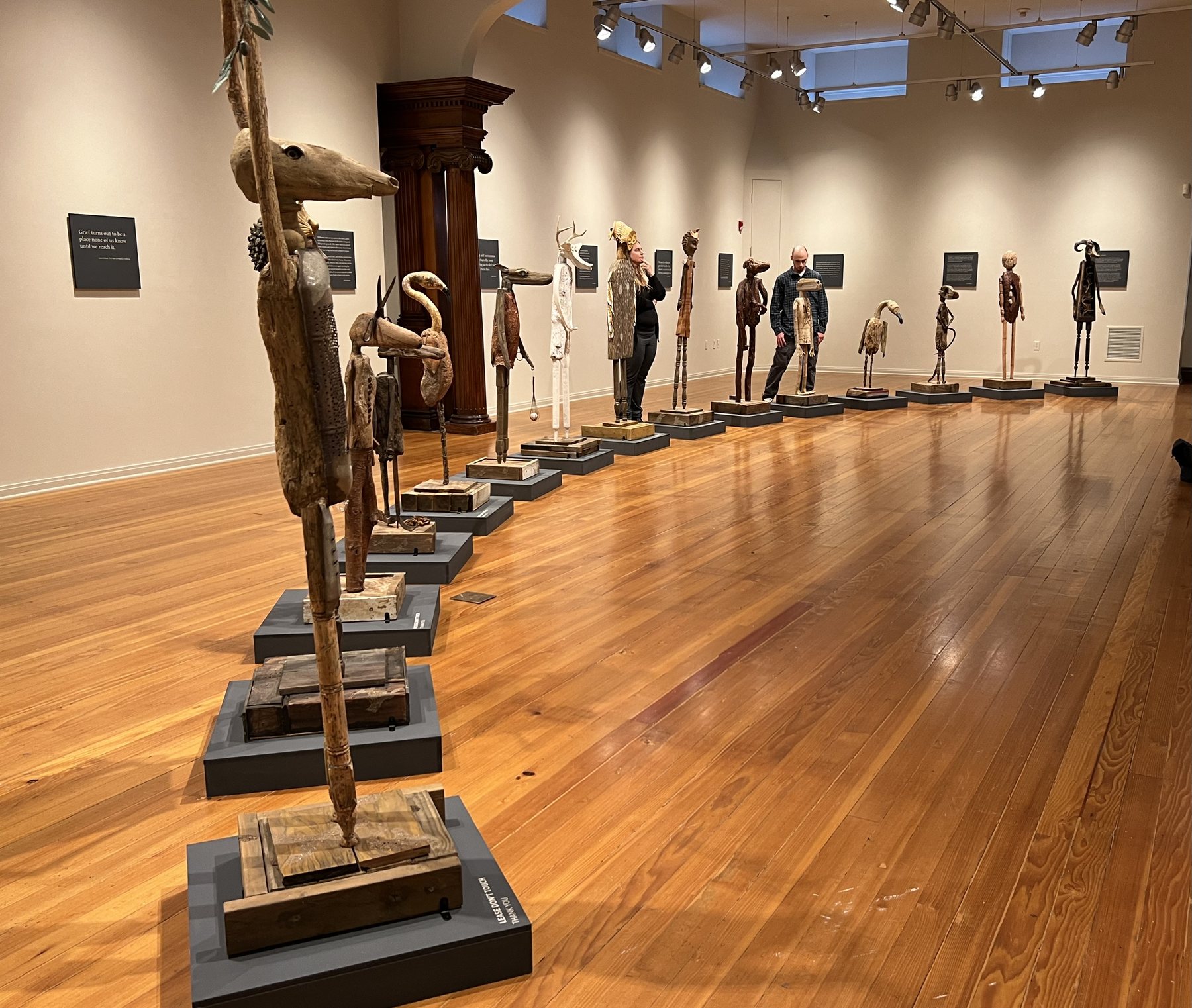 The guardians at the Morris Graves Museum of Art