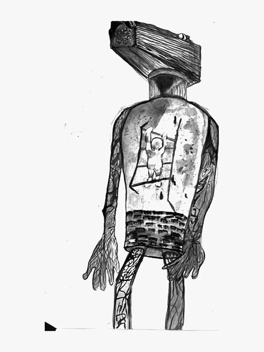 Student drawing 7, University of Michigan, 2024