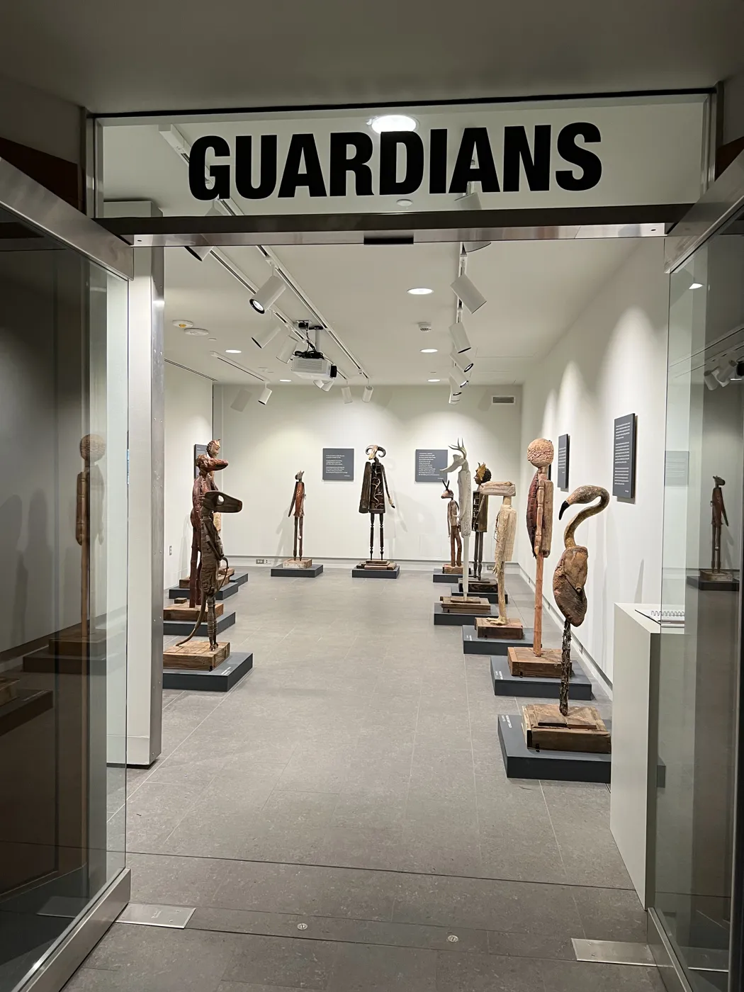 The Guardians at the Residential College Art Gallery, University of Michigan