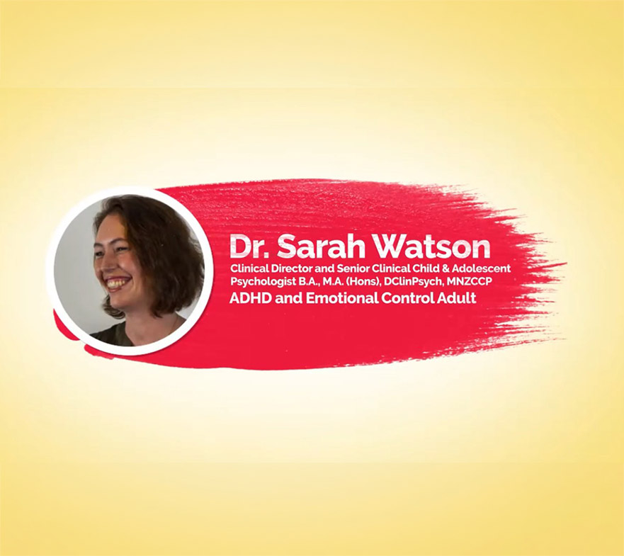 Adult ADHD and Emotional Control with Dr Sarah Watson