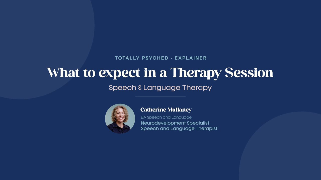 What to Expect: Speech Language Therapy Session