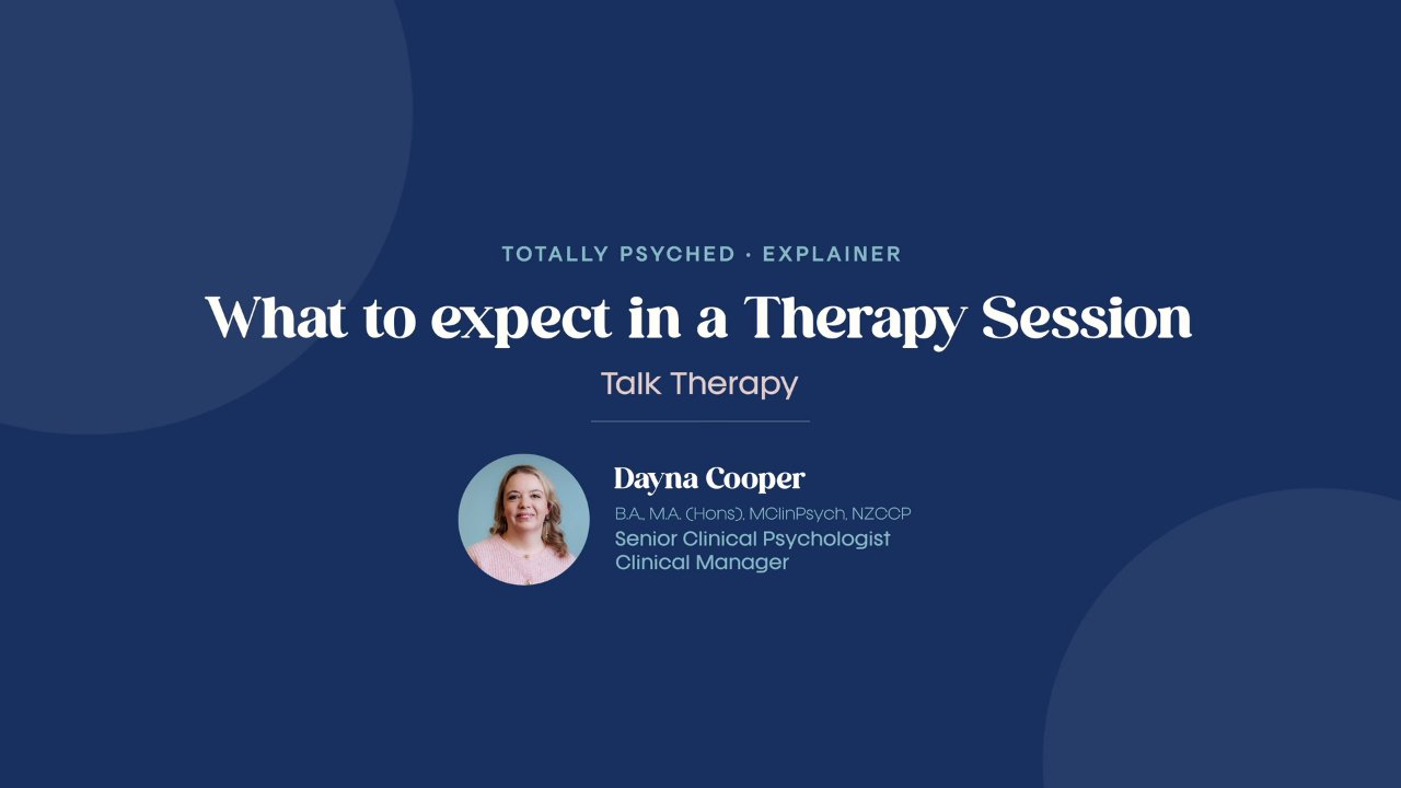What to Expect: Talk Therapy Session