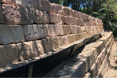 B Grade Sandstone Boulder block supply  & delivery Quarry- Brisbane, Gold Coast, Sunshine Coast