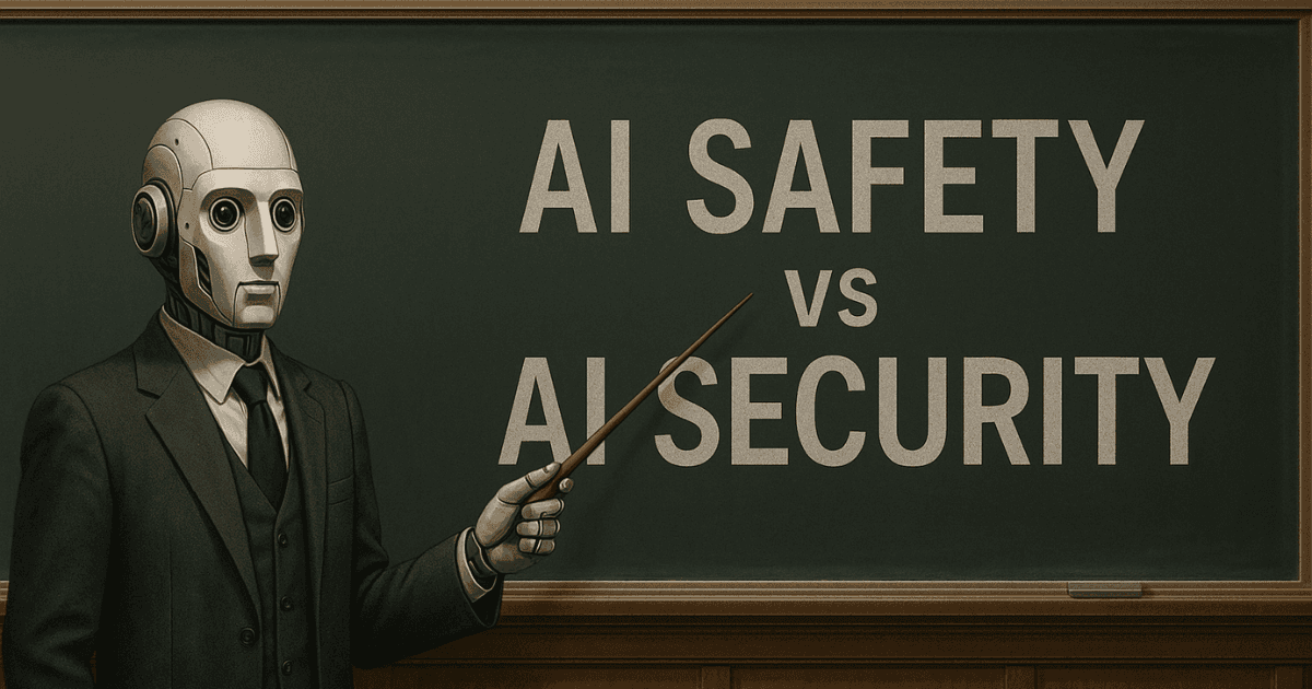 AI Safety vs Security: What's the Big Difference?