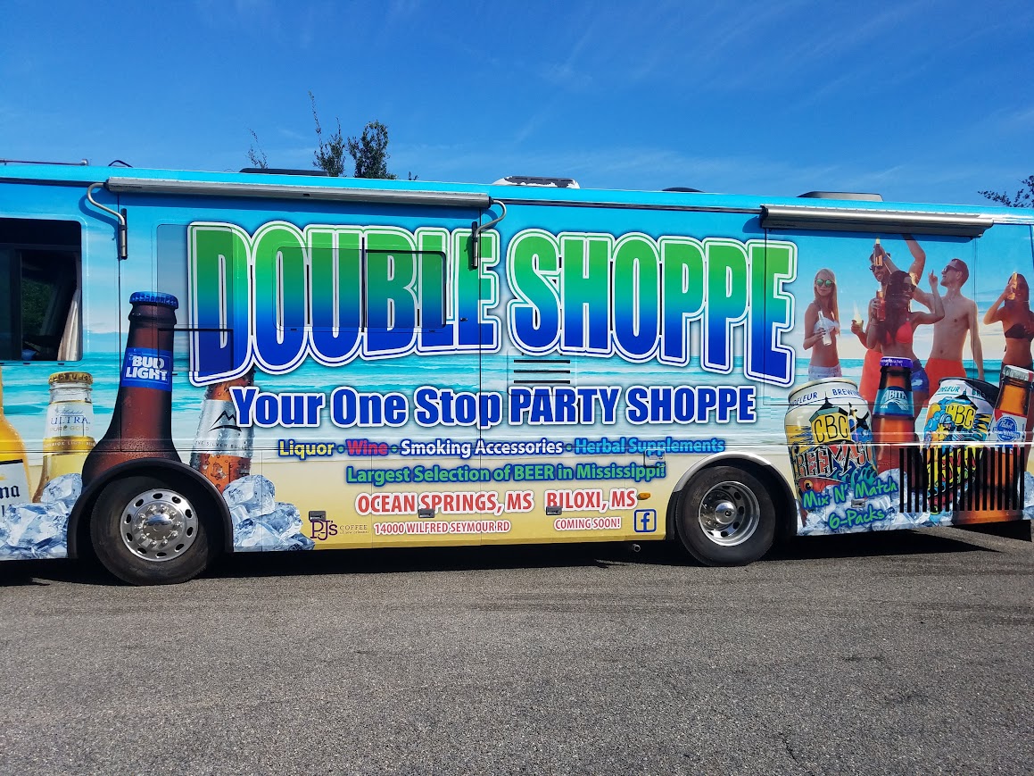 Wrapped mobile retail vehicle project by PCB Wraps