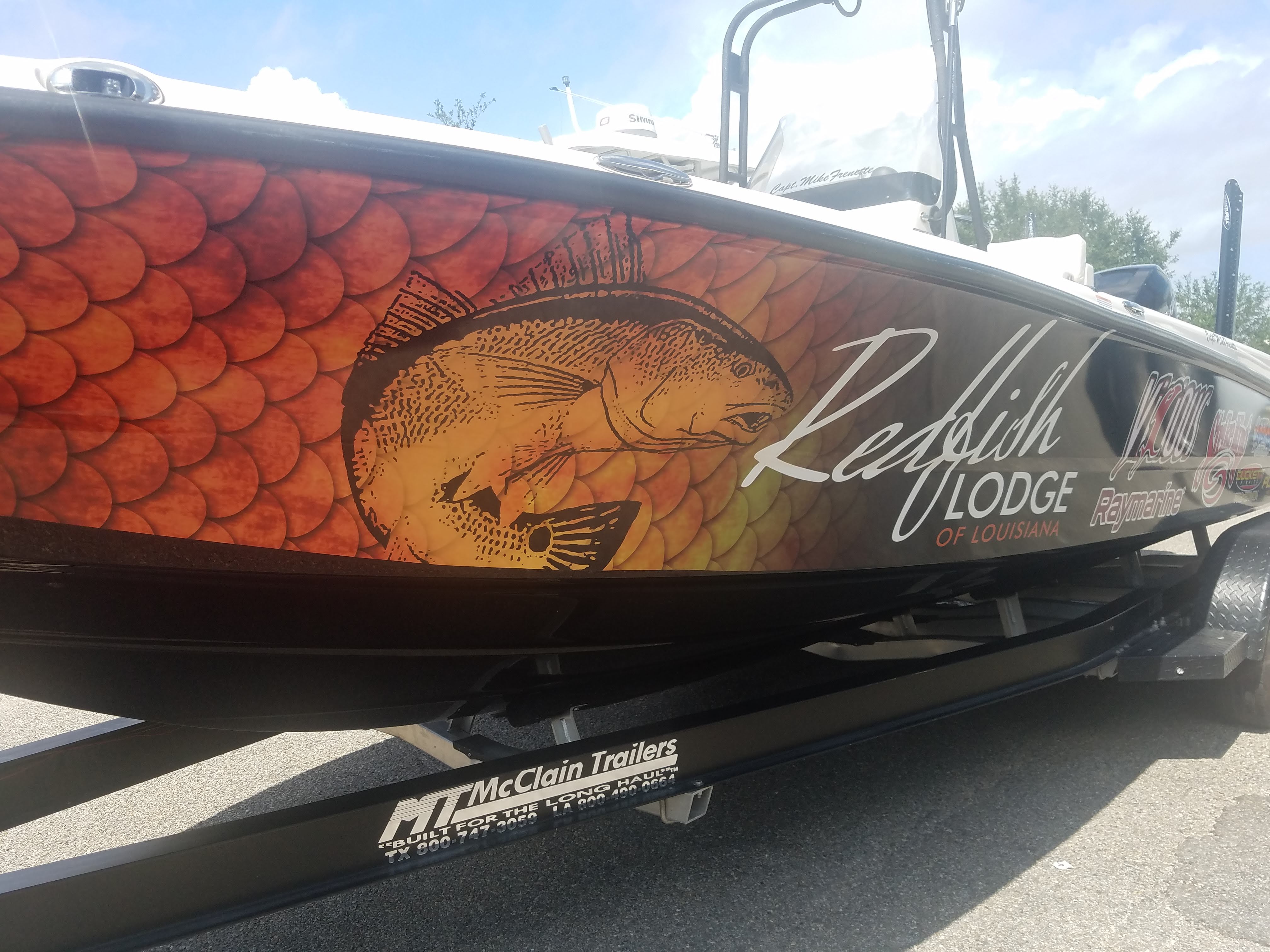 Boat and marine wrap