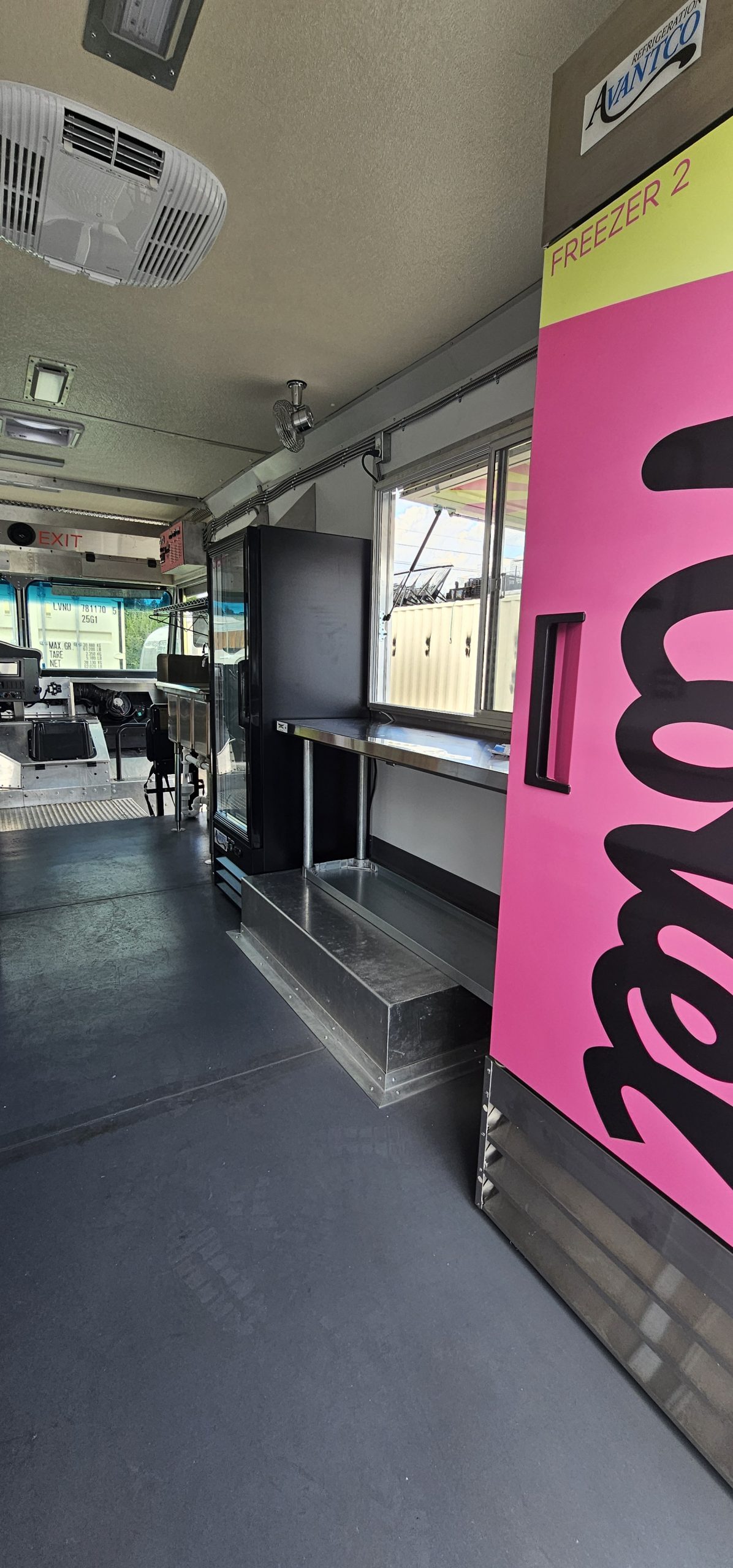 Food truck build in progress