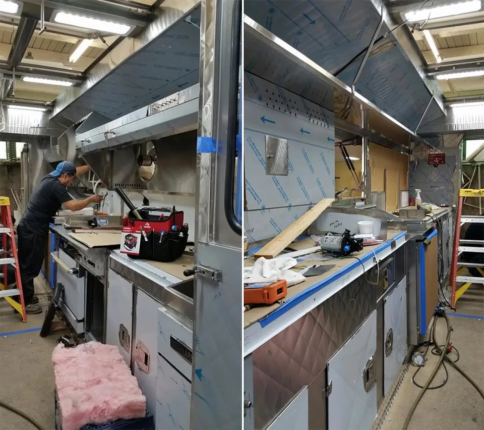 Food truck repair and remodel work
