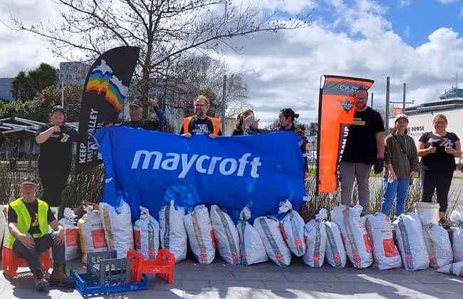 Joining the Community Street Clean Up