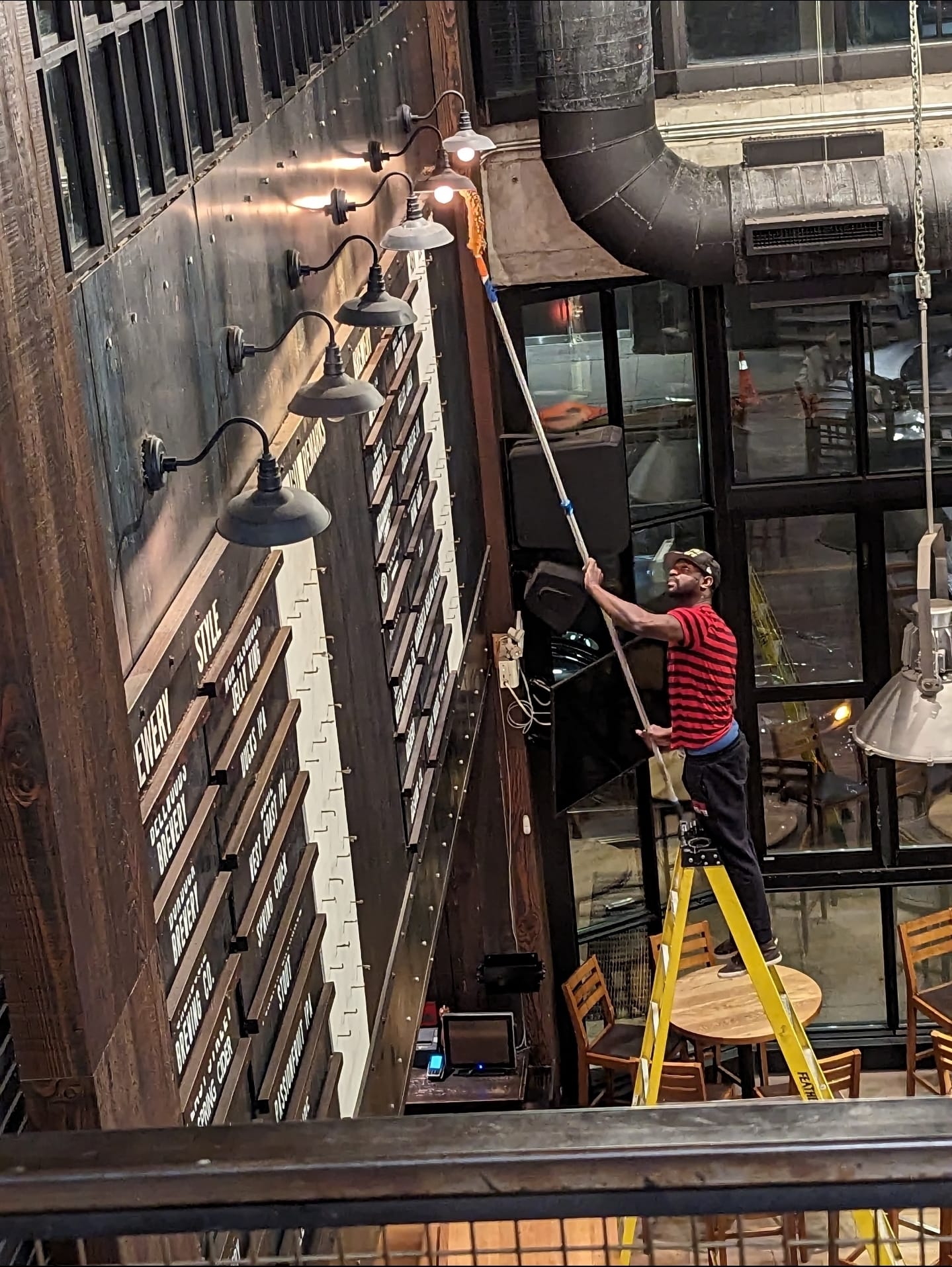 High-level dusting completed at Craft Beer Market, GTA