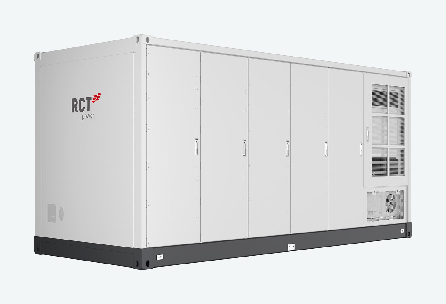 RCTerra Max 1.0 containerised storage, angled view