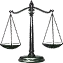  image décorative, laisser le champ alt vide dans Webflow (le texte adjacent porte déjà l'information). Si elle est utilisée seule, sans libellé : « Balance de la justice, conseil en droit de l'environnement »