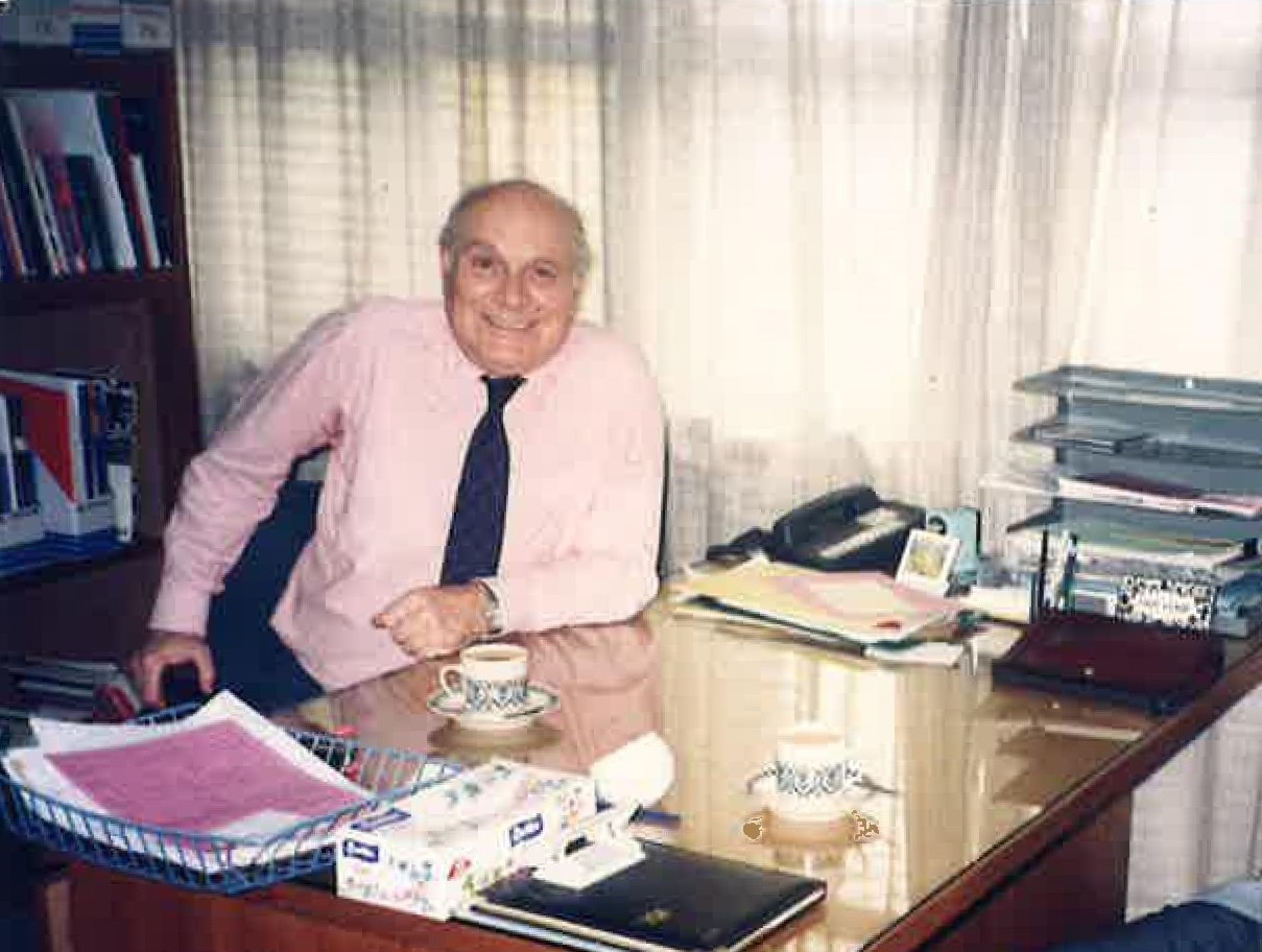 David Guard, co-founder of MABECS, at his desk