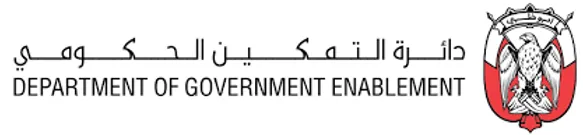 Abu Dhabi government department logo