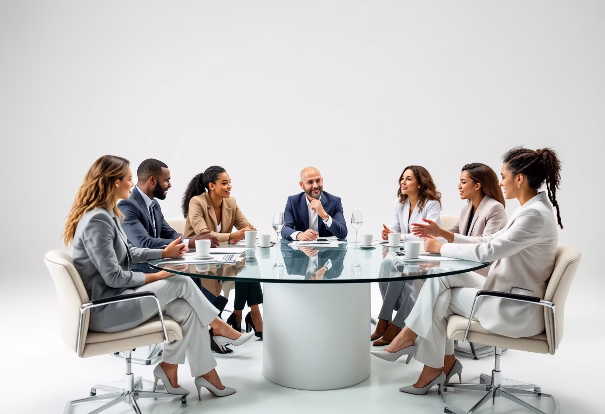 image of people working in an office (for a real estate tech)