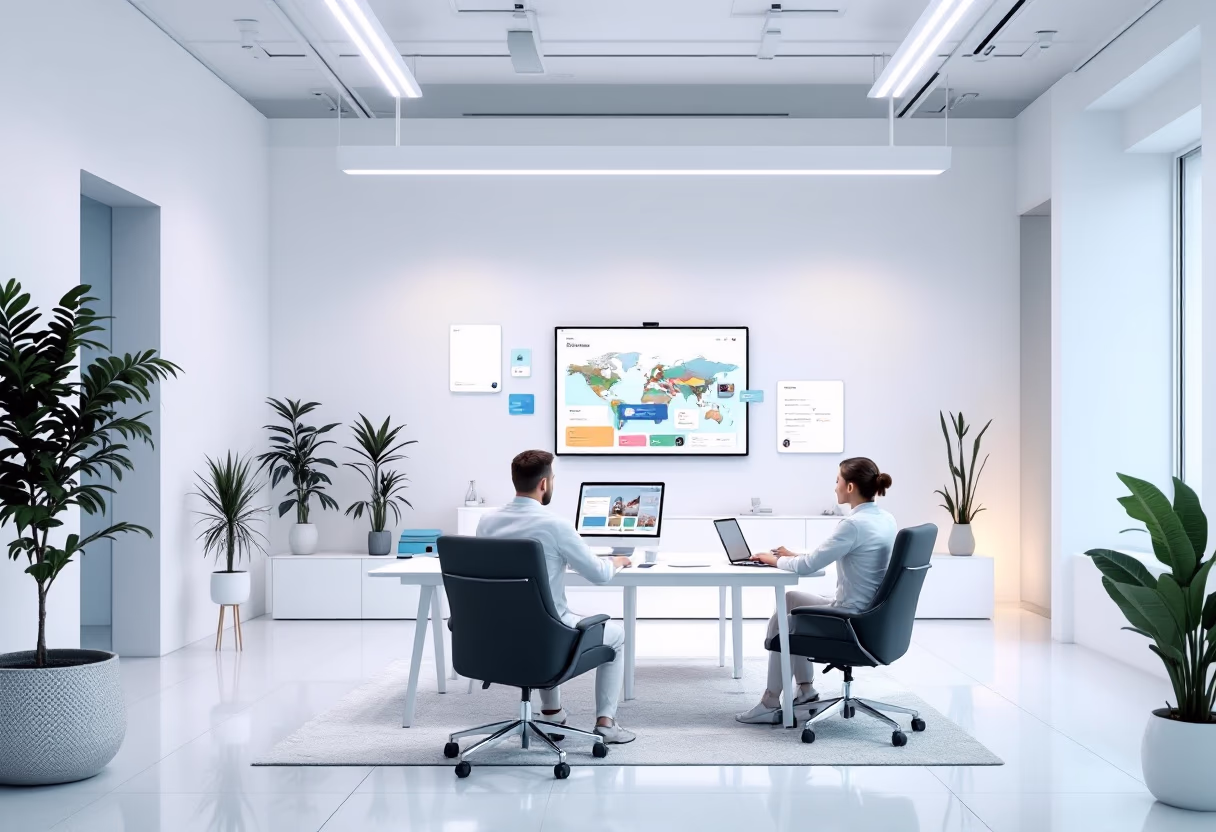 image of office space for a travel tech