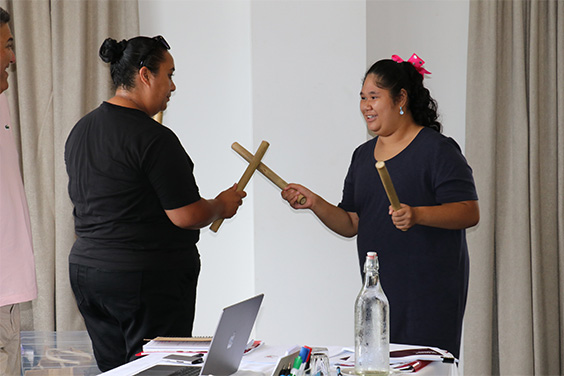 Mana Ātea kaimahi working together