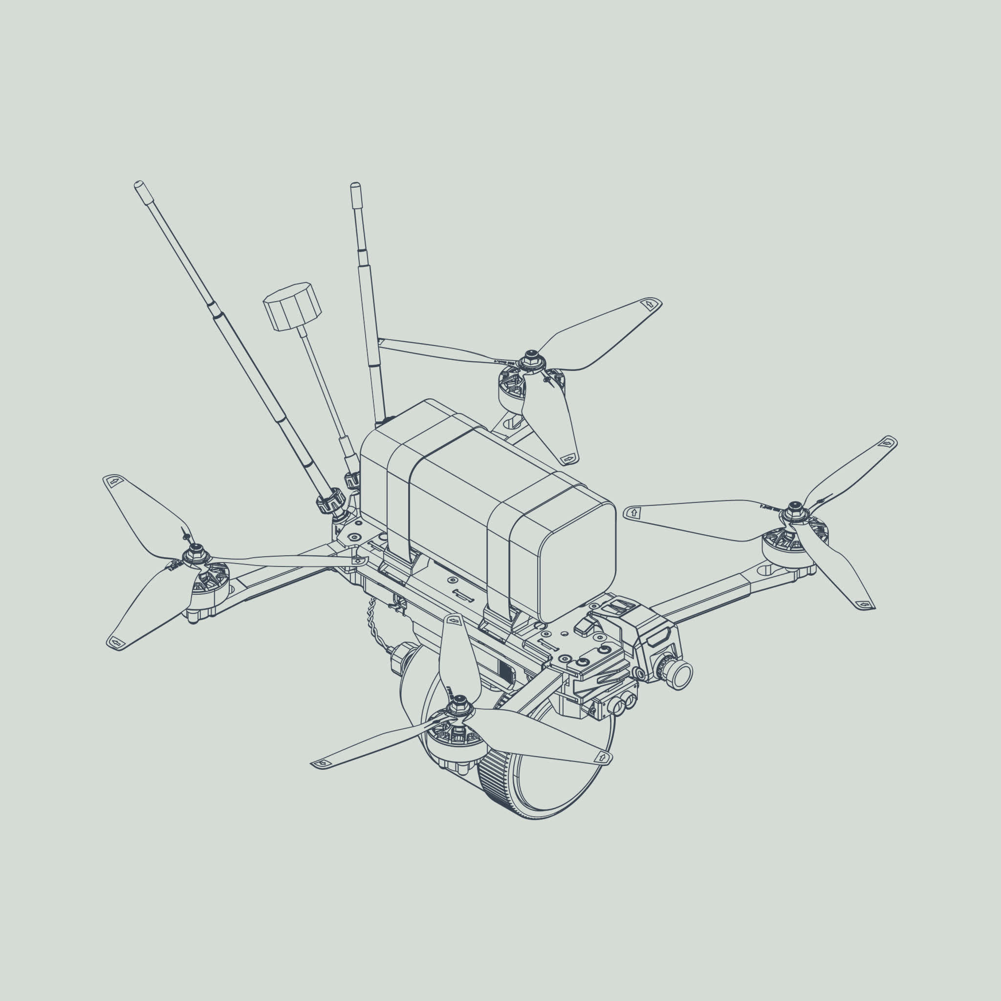 Neros Archer 8" strike drone schema.